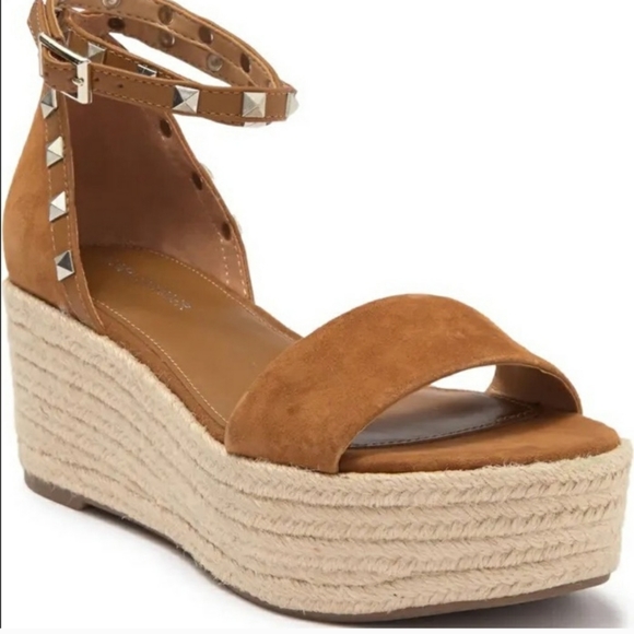 Marc Fisher Jazlyn Espadrille suede ankle strap sandals - Picture 1 of 9